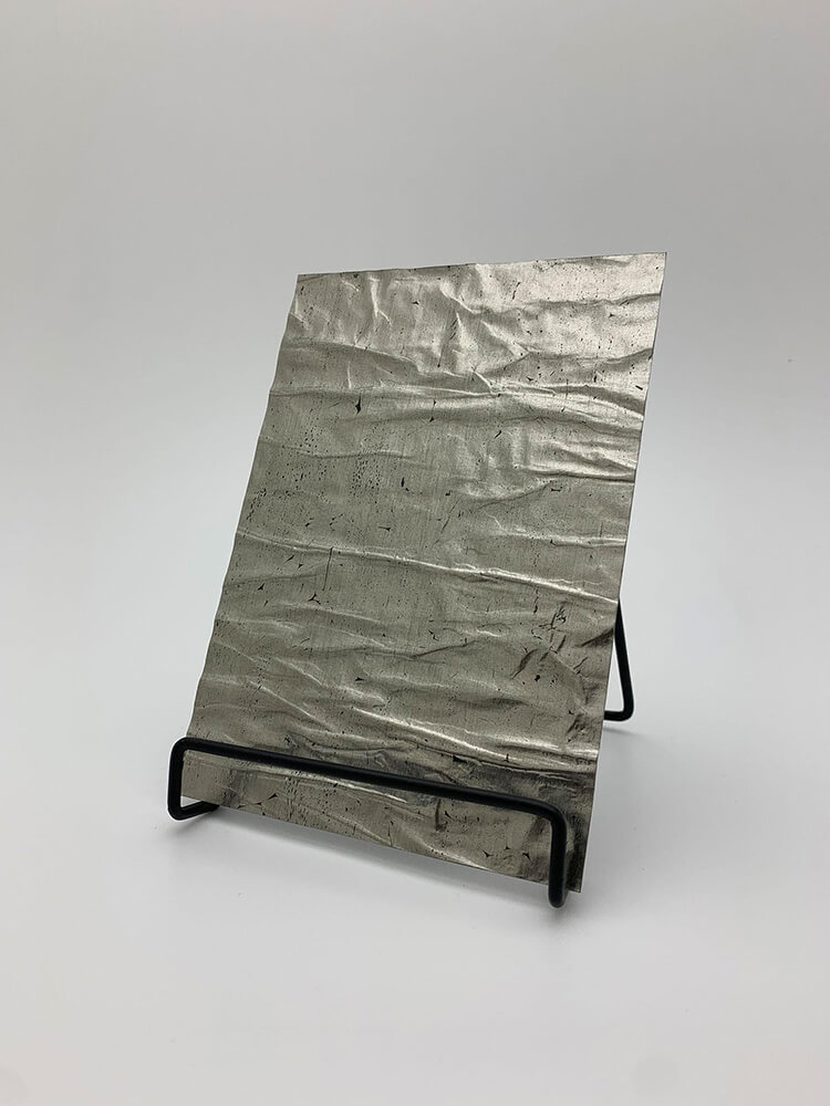 Pannello decorativo WallFace 3D aspetto metallico 19523 CRASHED OLD Platin autoadesivo grigio argento Pannello decorativo WallFace 3D aspetto metallico 19523 CRASHED OLD Platin autoadesivo grigio argento