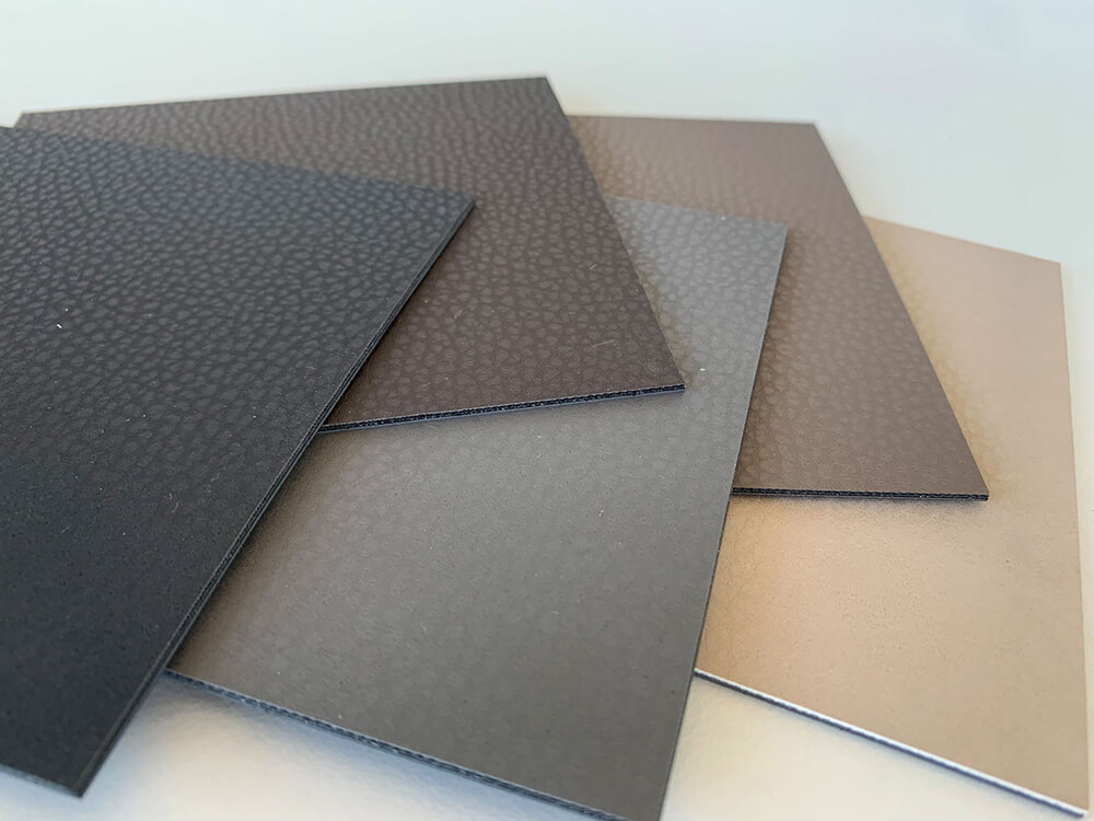 Pannello decorativo WallFace aspetto pelle 19763 Charcoal Light Antigrav grigio Pannello decorativo WallFace aspetto pelle 19763 Charcoal Light Antigrav grigio