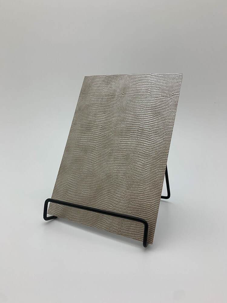 Pannello murale WallFace aspetto pelle 19781 LEGUAN Silver Antigrav argento grigio Pannello murale WallFace aspetto pelle 19781 LEGUAN Silver Antigrav argento grigio