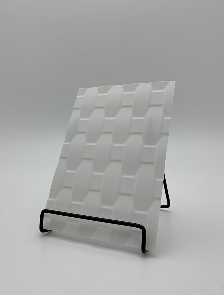 Rivestimento murale WallFace 3D aspetto plastica 24954 RATTAN 20 Snow White matt autoadesivo bianco Rivestimento murale WallFace 3D aspetto plastica 24954 RATTAN 20 Snow White matt autoadesivo bianco