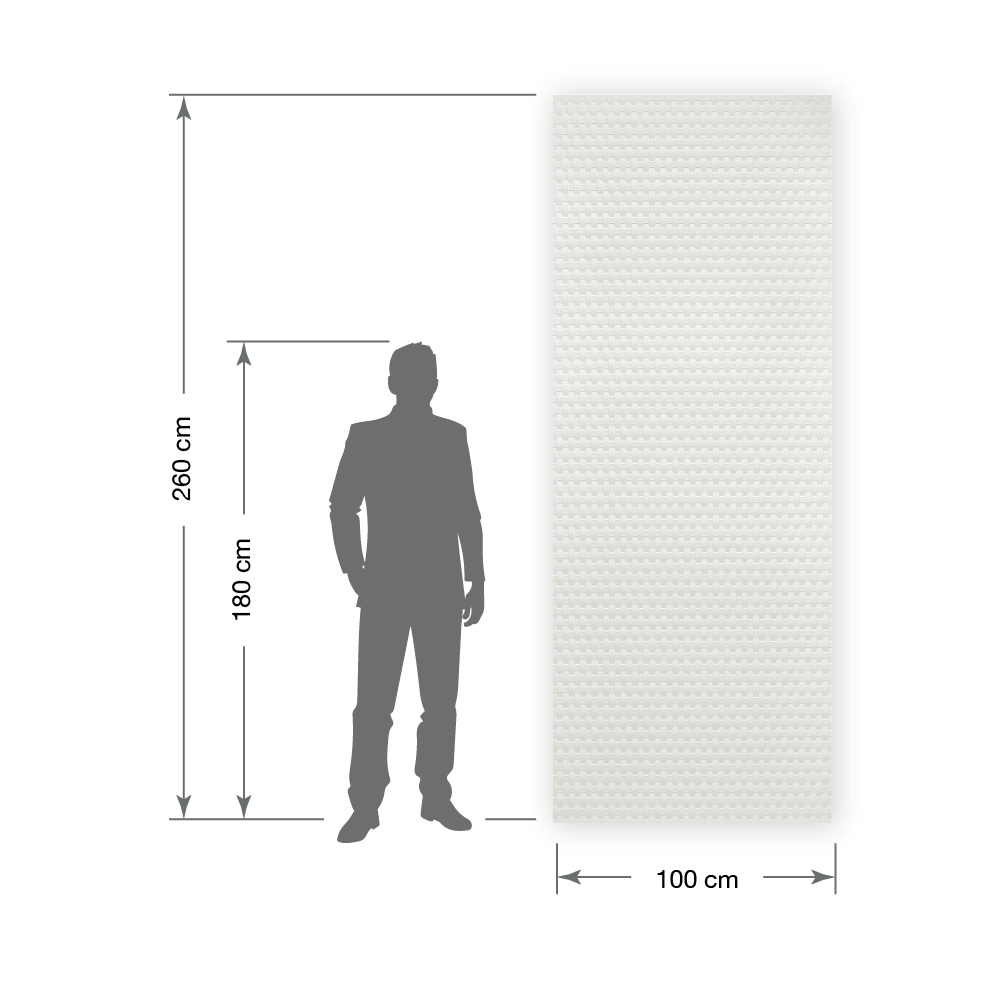 Rivestimento murale WallFace 3D aspetto plastica 24954 RATTAN 20 Snow White matt autoadesivo bianco Rivestimento murale WallFace 3D aspetto plastica 24954 RATTAN 20 Snow White matt autoadesivo bianco