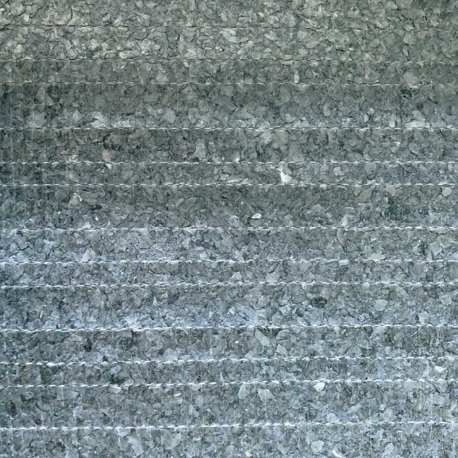 Rivestimento murale WallFace fatti a mano con vere conchiglie CSA09 CAPIZ grigio blu