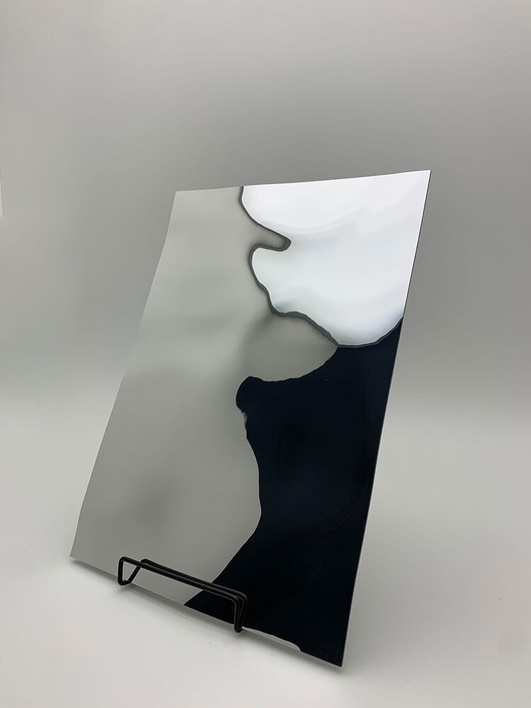 Pannello murale WallFace 3D aspetto a specchio 27027 OCEAN Silver autoadesivo argento Pannello murale WallFace 3D aspetto a specchio 27027 OCEAN Silver autoadesivo argento
