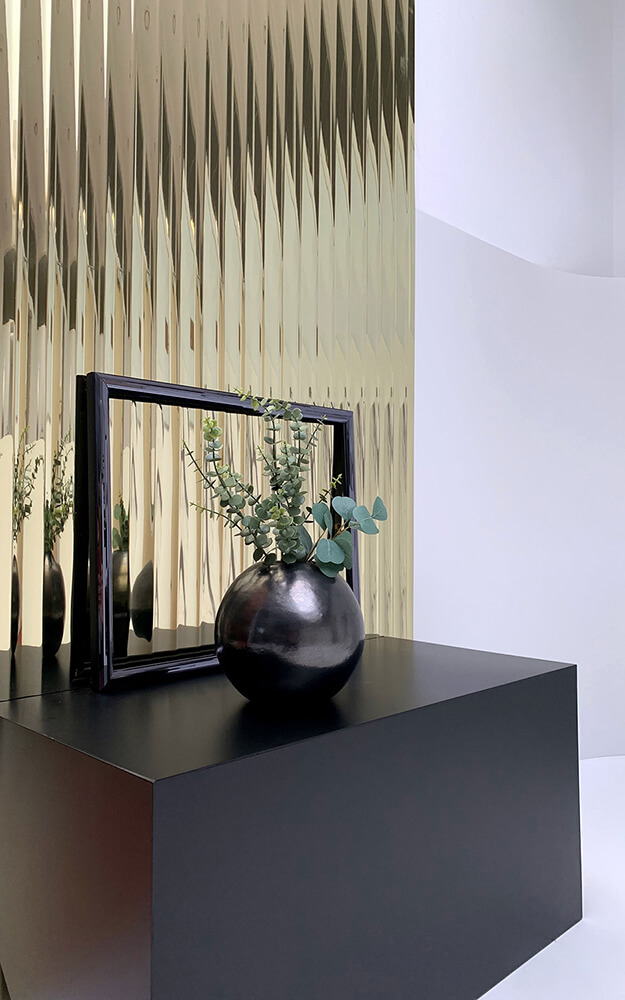 Pannello murale WallFace 3D aspetto metallico 30955 PILLAR Fashion Gold AR autoadesivo oro Pannello murale WallFace 3D aspetto metallico 30955 PILLAR Fashion Gold AR autoadesivo oro