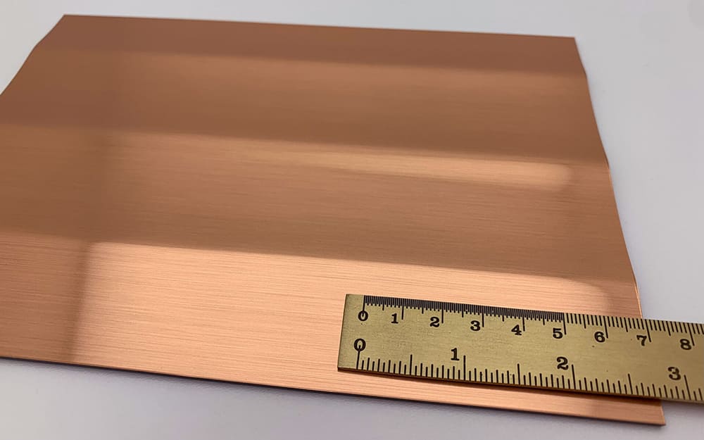Pannello murale WallFace 3D aspetto metallico 30956 PILLAR Copper Brushed AR autoadesivo rame bronzo Pannello murale WallFace 3D aspetto metallico 30956 PILLAR Copper Brushed AR autoadesivo rame bronzo