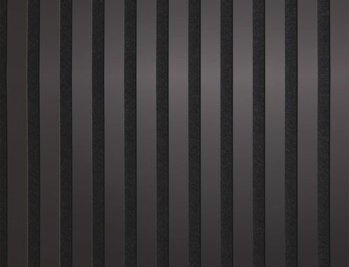 Pannello acustico WallFace 3D a lamelle doghe 31129 Anthracite AR grigio nero
