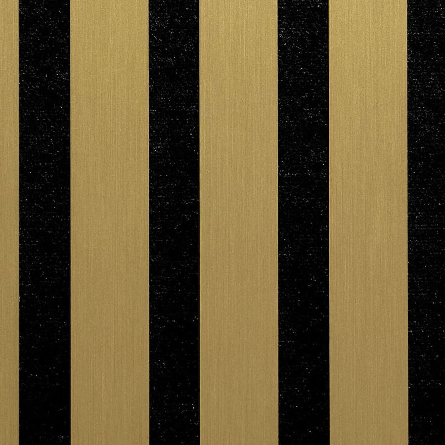 Pannello acustico WallFace 3D a lamelle doghe 31132 Brass brushed matt AR oro nero Pannello acustico WallFace 3D a lamelle doghe 31132 Brass brushed matt AR oro nero