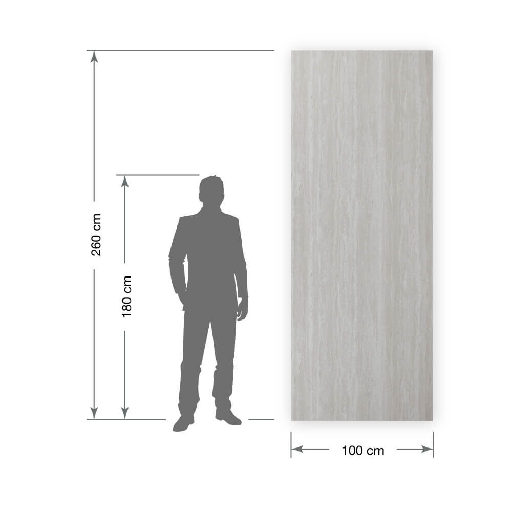 Pannello decorativo WallFace aspetto pietra 19339 DM Travertin autoadesivo grigio Pannello decorativo WallFace aspetto pietra 19339 DM Travertin autoadesivo grigio