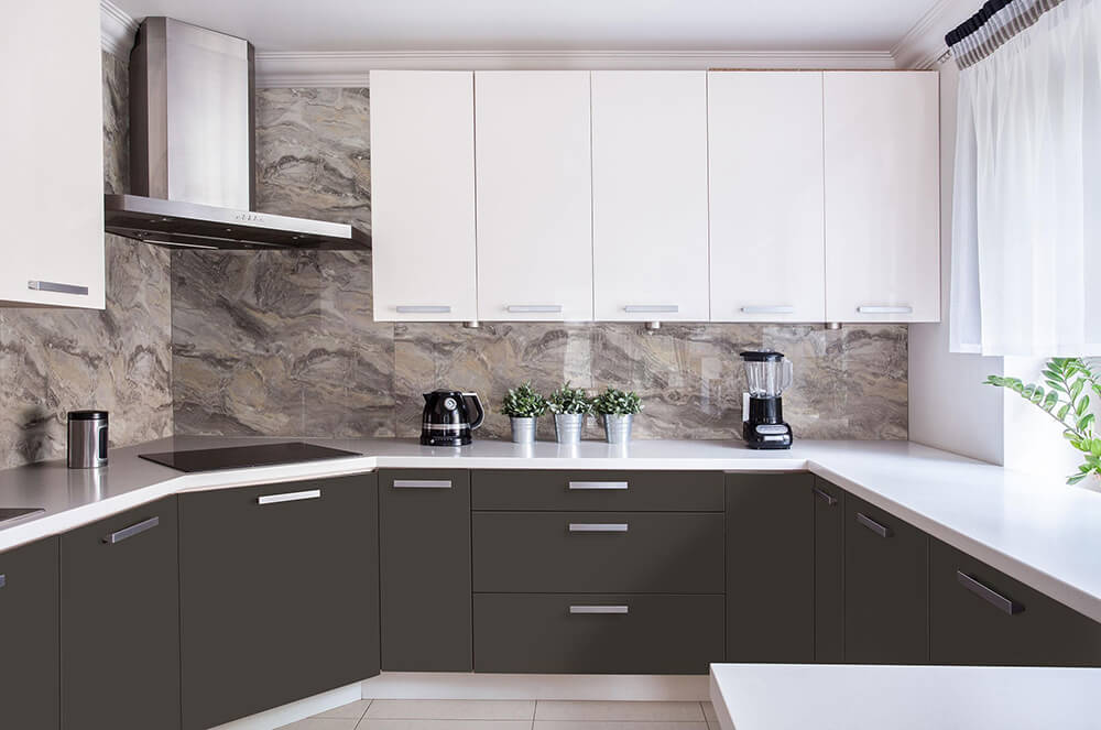 Pannello murale WallFace aspetto vetro e marmoreo 19340 MARBLE Alpine AR+ autoadesivo grigio beige Pannello murale WallFace aspetto vetro e marmoreo 19340 MARBLE Alpine AR+ autoadesivo grigio beige