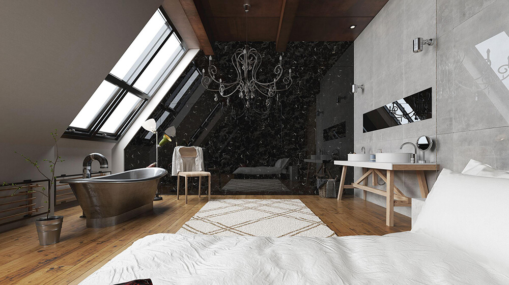 Pannello murale WallFace aspetto vetro e marmoreo 19341 MARBLE Black AR+ autoadesivo nero grigio Pannello murale WallFace aspetto vetro e marmoreo 19341 MARBLE Black AR+ autoadesivo nero grigio