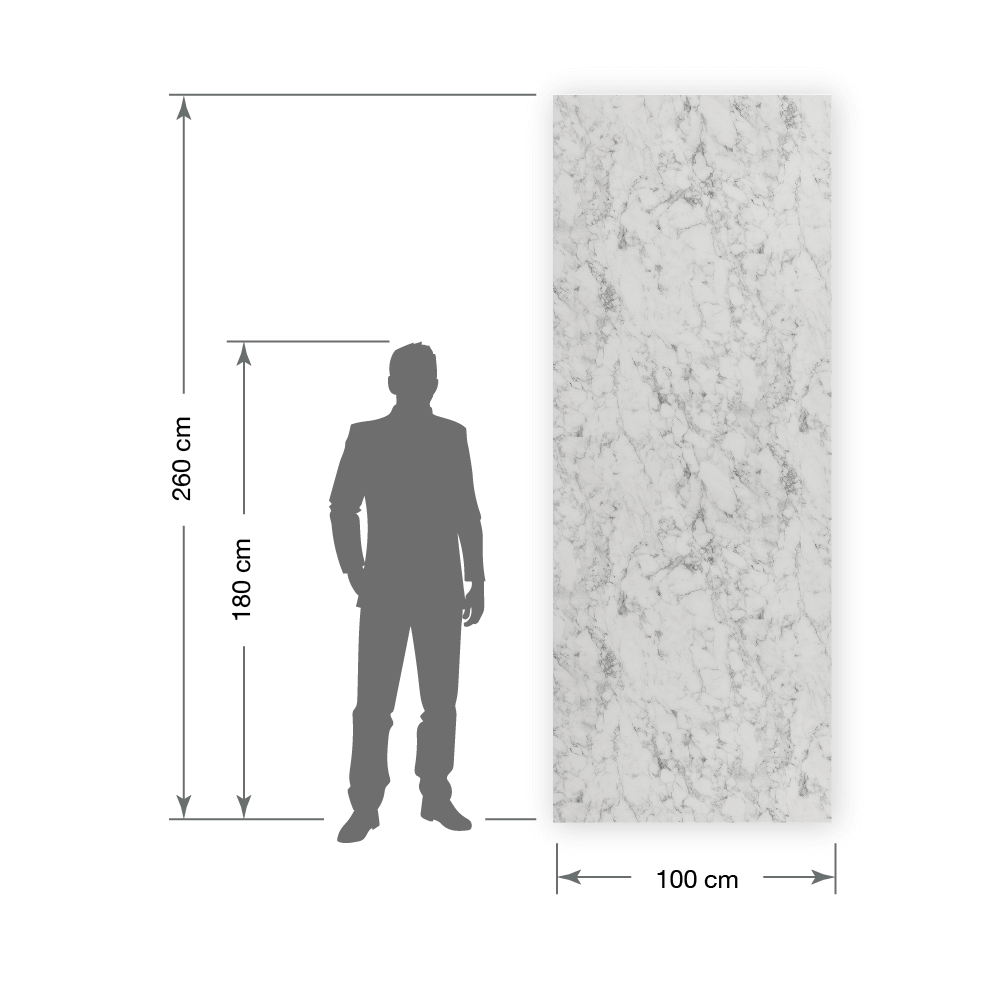 Pannello murale WallFace aspetto marmoreo 23098 MARBLE White supermatt autoadesivo bianco grigio Pannello murale WallFace aspetto marmoreo 23098 MARBLE White supermatt autoadesivo bianco grigio