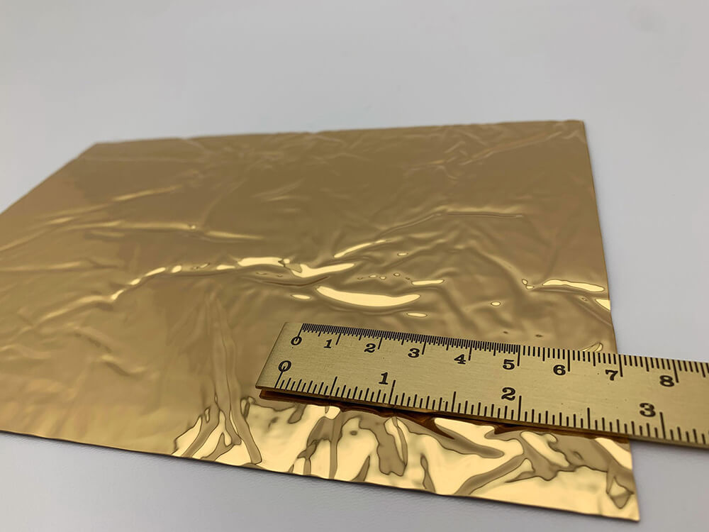 Pannello decorativo WallFace 3D aspetto metallico 24944 CREPA Gold autoadesivo oro Pannello decorativo WallFace 3D aspetto metallico 24944 CREPA Gold autoadesivo oro