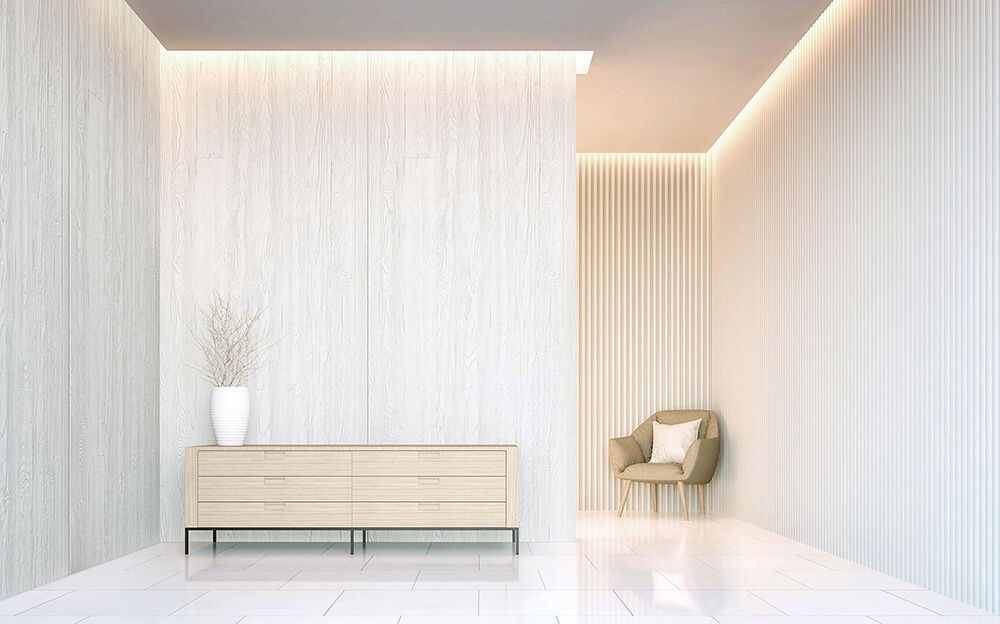 Pannello decorativo WallFace aspetto legno 24950 DAKOTA Snow White matt autoadesivo bianco Pannello decorativo WallFace aspetto legno 24950 DAKOTA Snow White matt autoadesivo bianco