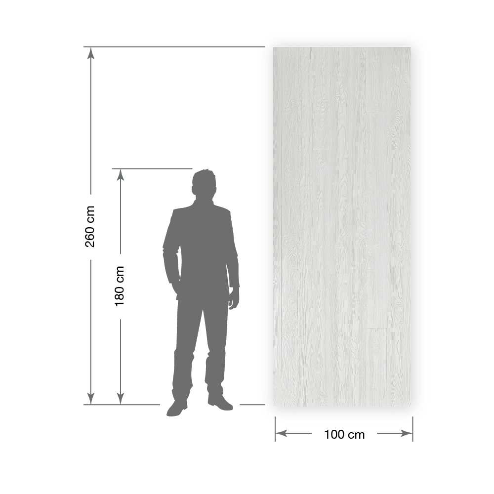 Pannello decorativo WallFace aspetto legno 24950 DAKOTA Snow White matt autoadesivo bianco Pannello decorativo WallFace aspetto legno 24950 DAKOTA Snow White matt autoadesivo bianco