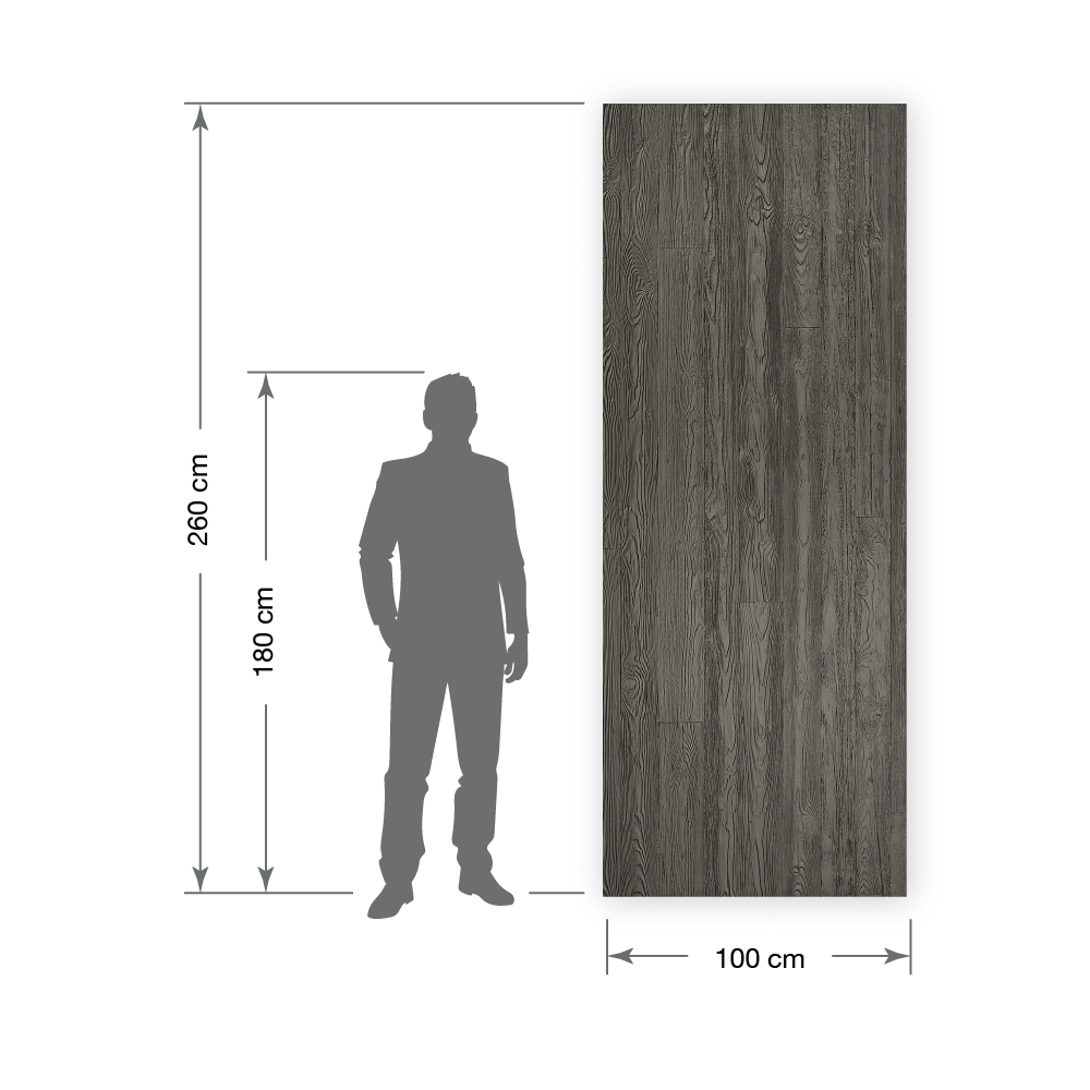 Pannello decorativo WallFace aspetto legno 24952 DAKOTA Smoke PF AR autoadesivo grigio Pannello decorativo WallFace aspetto legno 24952 DAKOTA Smoke PF AR autoadesivo grigio