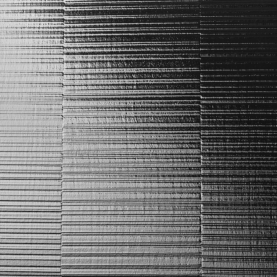 Pannello murale WallFace 3D aspetto metallico 24961 NOTCH Silver matt autoadesivo argento Pannello murale WallFace 3D aspetto metallico 24961 NOTCH Silver matt autoadesivo argento