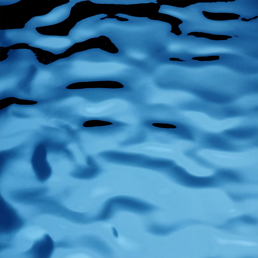 Pannello murale WallFace 3D aspetto a specchio 27047 OCEAN Ice Blue autoadesivo blu
