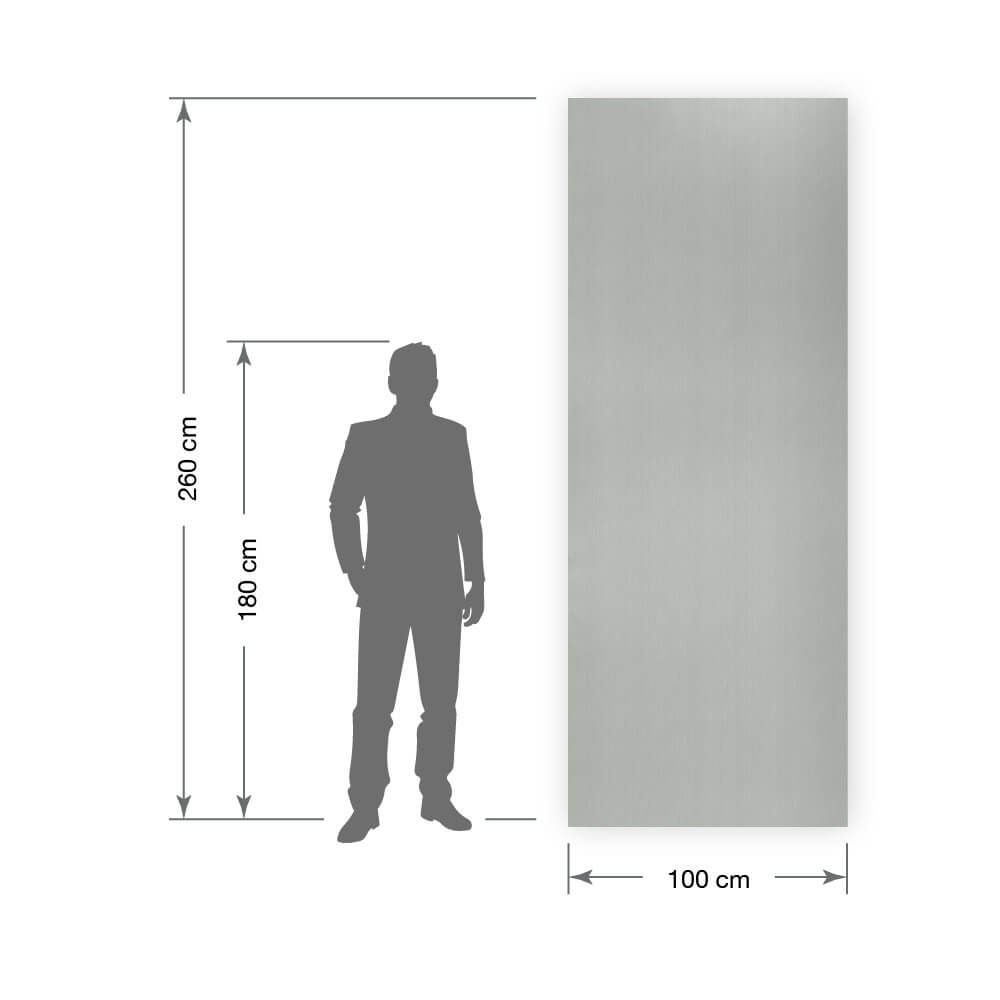 Pannello murale WallFace Aspetto metallico 30468 Green Steel brushed AR argento Pannello murale WallFace Aspetto metallico 30468 Green Steel brushed AR argento