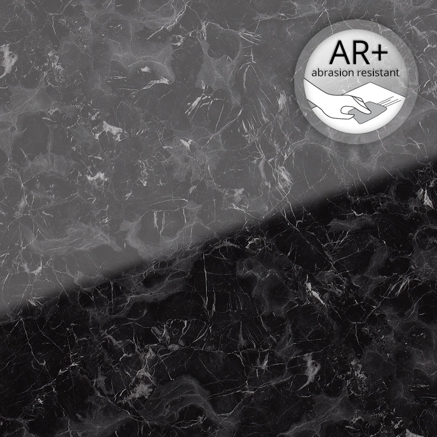 Wandpaneel WallFace Marmor Glas Optik 19341 MARBLE Black AR+ selbstklebend schwarz grau