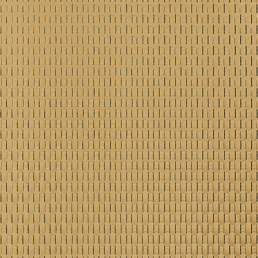 Wandverkleidung WallFace 3D Metall Optik 24955 RATTAN 20 Gold selbstklebend gold