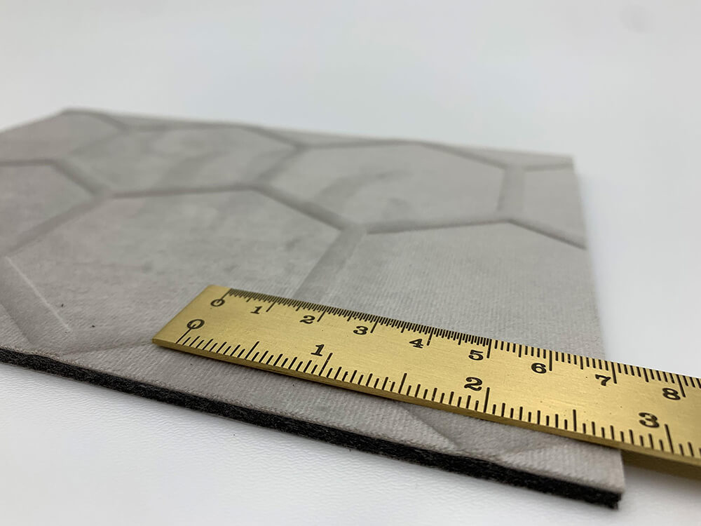 Dekorpaneel WallFace Honigwaben Textil Optik 22732 COMB VELVET Pearl Antigrav grau Dekorpaneel WallFace Honigwaben Textil Optik 22732 COMB VELVET Pearl Antigrav grau