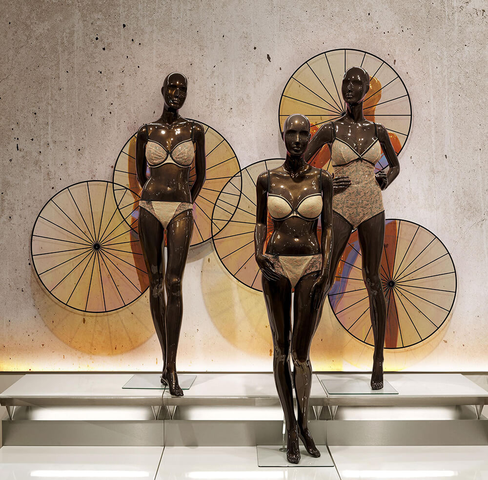 Wandpaneel WallFace Glas Optik 23116 Hollywood gelb rosa Wandpaneel WallFace Glas Optik 23116 Hollywood gelb rosa