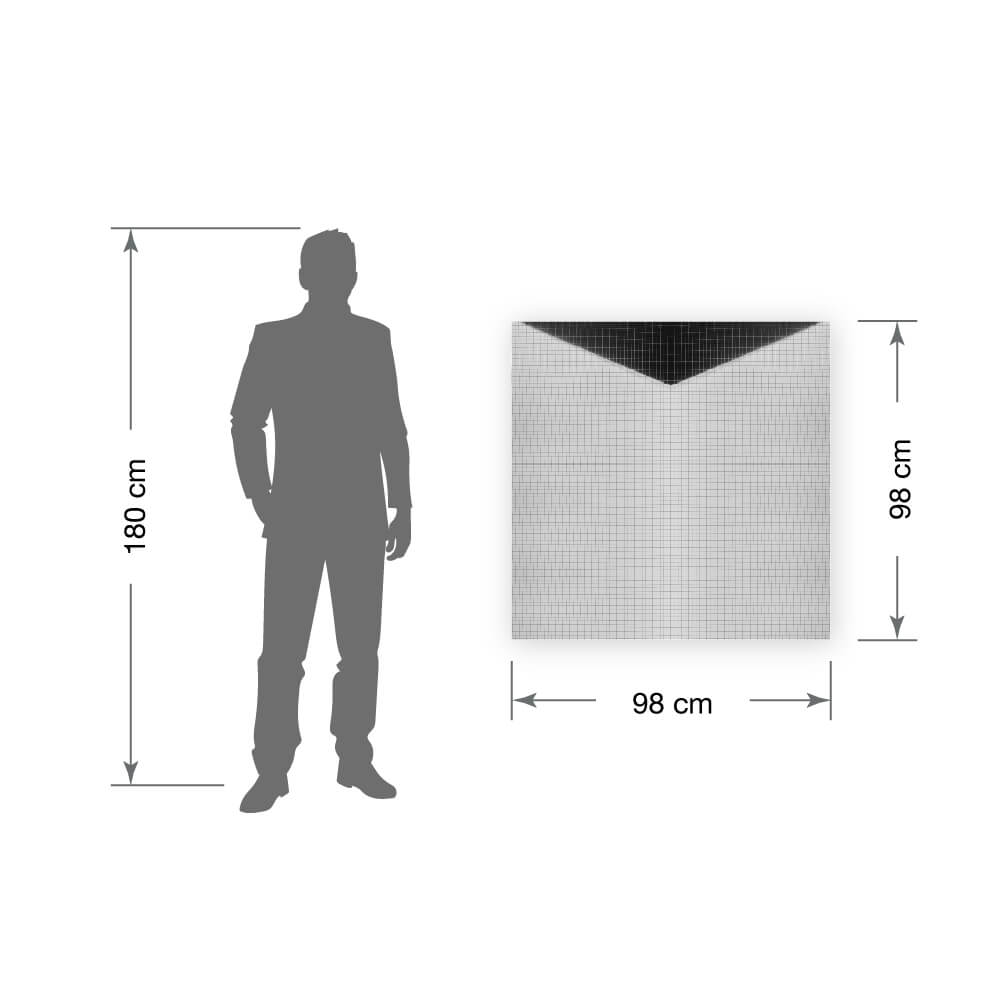 Dekorpaneel WallFace Spiegelmosaik Metal Optik 27378 Silver 10×10 selbstklebend flexibel silber Dekorpaneel WallFace Spiegelmosaik Metal Optik 27378 Silver 10×10 selbstklebend flexibel silber