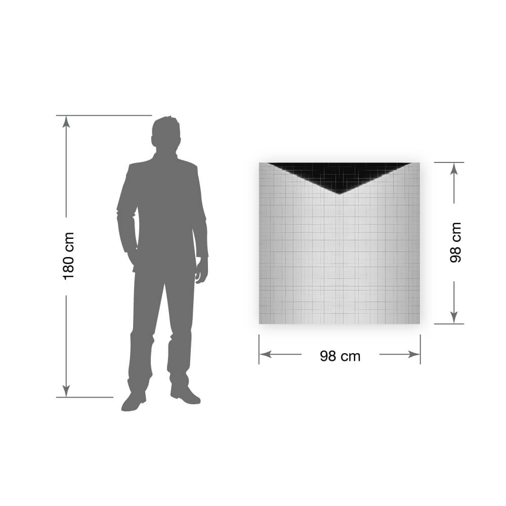 Dekorpaneel WallFace Spiegelmosaik Metal Optik 27379 Silver 20×20 selbstklebend flexibel silber Dekorpaneel WallFace Spiegelmosaik Metal Optik 27379 Silver 20×20 selbstklebend flexibel silber