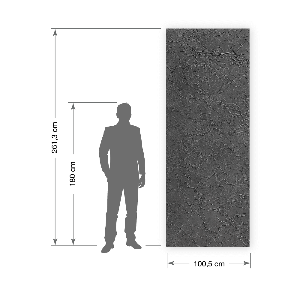 Dekorpaneel WallFace Textil Optik 22736 CREPA VELVET Volcano Antigrav grau Dekorpaneel WallFace Textil Optik 22736 CREPA VELVET Volcano Antigrav grau