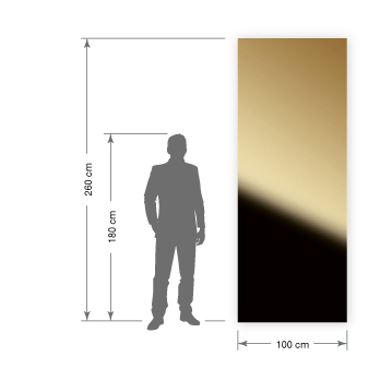 Wandpaneel WallFace Spiegel Metalloptik 25573 Gold 30 AR selbstklebend gold Wandpaneel WallFace Spiegel Metalloptik 25573 Gold 30 AR selbstklebend gold