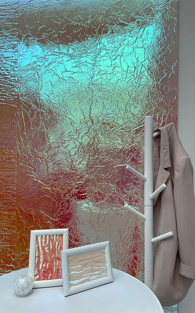 Wandpaneel WallFace 3D Metalloptik 29020 CREPA Hollywood selbstklebend rosa gelb Wandpaneel WallFace 3D Metalloptik 29020 CREPA Hollywood selbstklebend rosa gelb