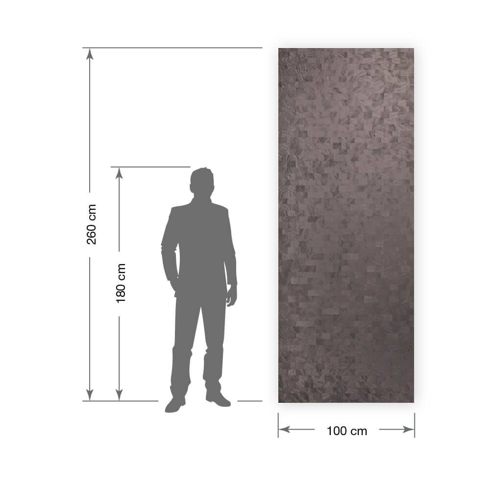 Wandpaneel WallFace 3D Metalloptik 29282 GRAIN Anthracite AR selbstklebend grau Wandpaneel WallFace 3D Metalloptik 29282 GRAIN Anthracite AR selbstklebend grau