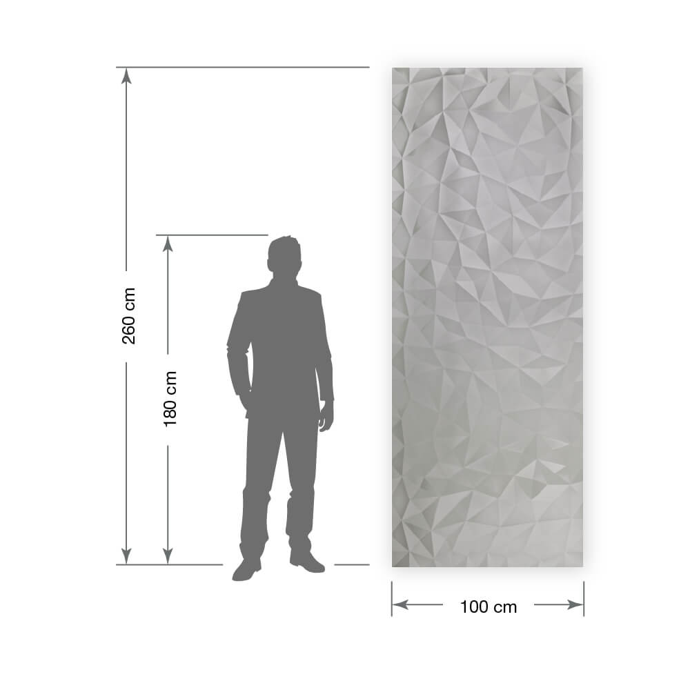 Wandpaneel WallFace 3D Spiegel Optik 30949 DIAMOND Silver selbstklebend silber Wandpaneel WallFace 3D Spiegel Optik 30949 DIAMOND Silver selbstklebend silber