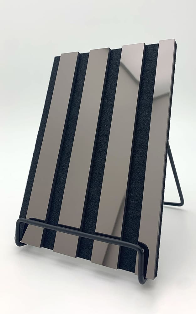Akustikpaneel WallFace Lamellen Metall Optik 31129 Anthracite AR grau schwarz Akustikpaneel WallFace Lamellen Metall Optik 31129 Anthracite AR grau schwarz