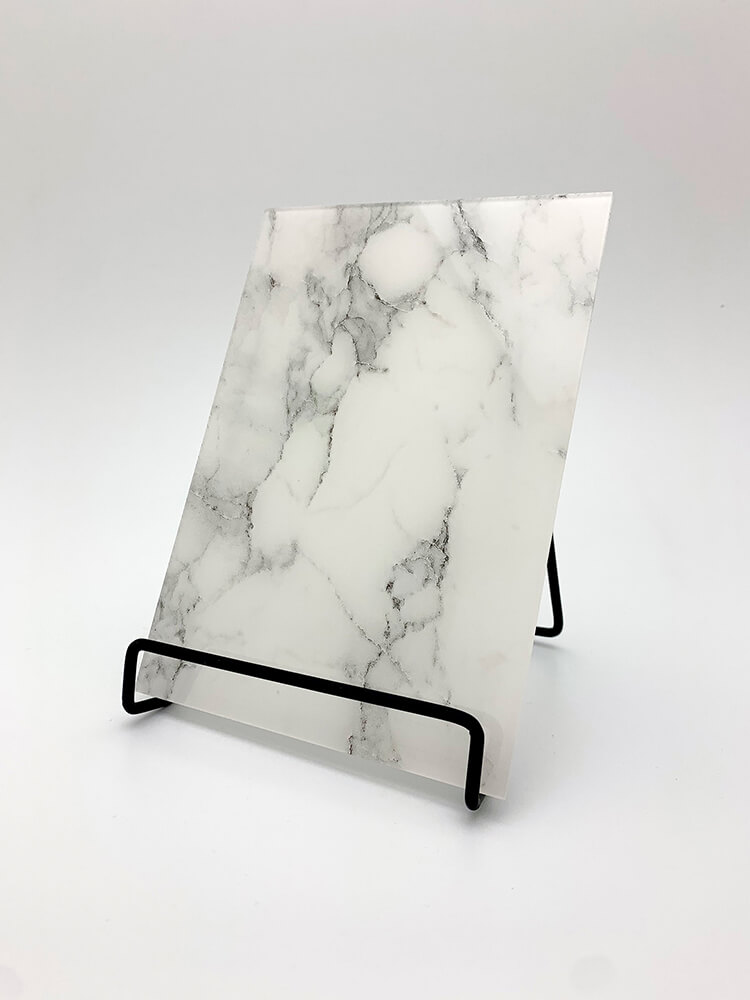 Wandpaneel WallFace Marmor Glas Optik 19345 MARBLE White AR+ selbstklebend weiß grau Wandpaneel WallFace Marmor Glas Optik 19345 MARBLE White AR+ selbstklebend weiß grau