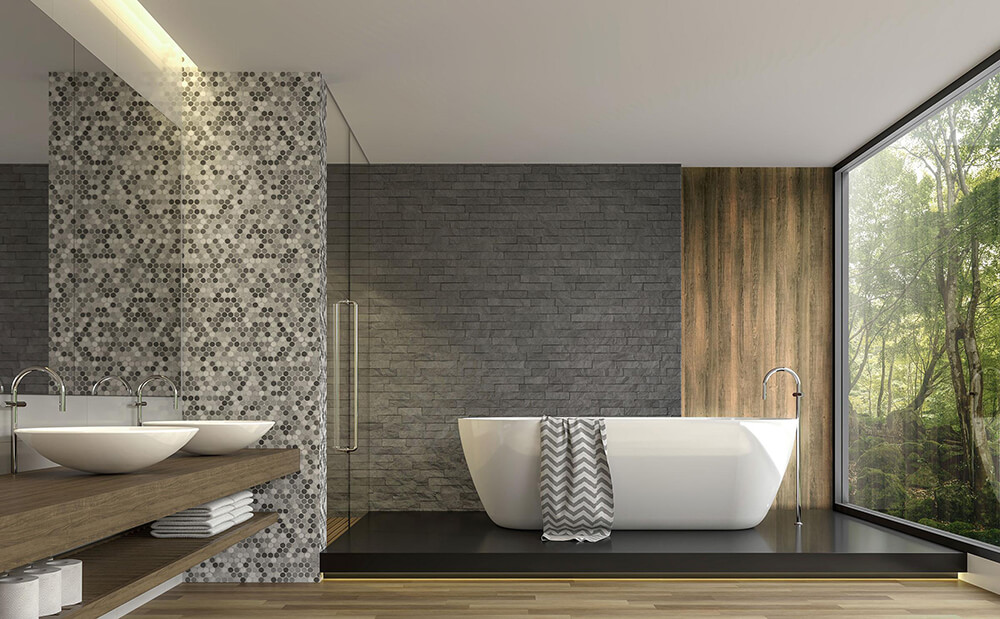 Wandverkleidung WallFace Holz Optik 22787 Sessile OAK selbstklebend braun Wandverkleidung WallFace Holz Optik 22787 Sessile OAK selbstklebend braun