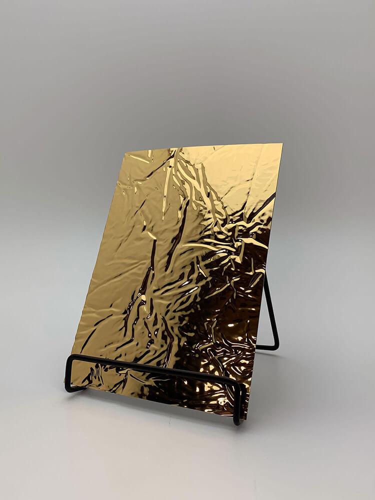 Dekorpaneel WallFace 3D Metall Optik 24944 CREPA Gold selbstklebend gold Dekorpaneel WallFace 3D Metall Optik 24944 CREPA Gold selbstklebend gold
