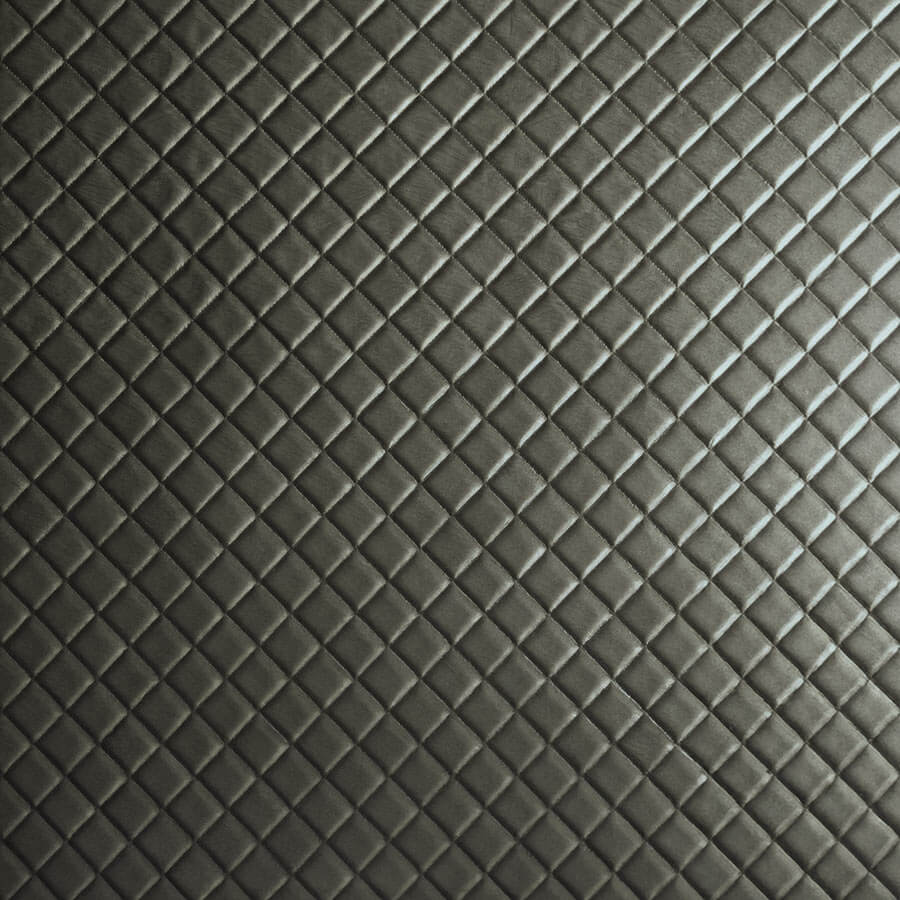 Wandpaneel WallFace 3D Leder Optik 31872 ROMBO 40 METALLIC USED Steel selbstklebend grau Wandpaneel WallFace 3D Leder Optik 31872 ROMBO 40 METALLIC USED Steel selbstklebend grau