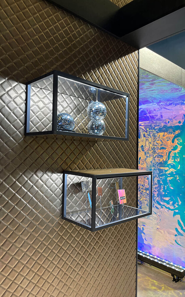 Wandpaneel WallFace 3D Leder Optik 31873 ROMBO 40 METALLIC USED Sand selbstklebend braun Wandpaneel WallFace 3D Leder Optik 31873 ROMBO 40 METALLIC USED Sand selbstklebend braun