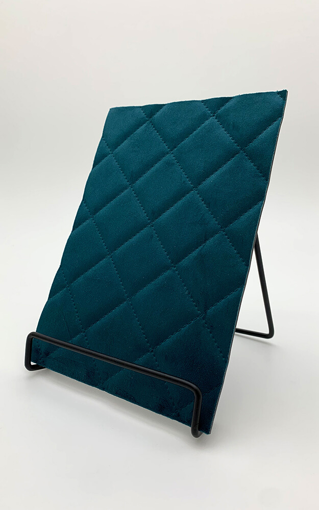 Wandpaneel WallFace 3D Textiloptik 32084 ROMBO 40 VELVET Petrol selbstklebend blau Wandpaneel WallFace 3D Textiloptik 32084 ROMBO 40 VELVET Petrol selbstklebend blau