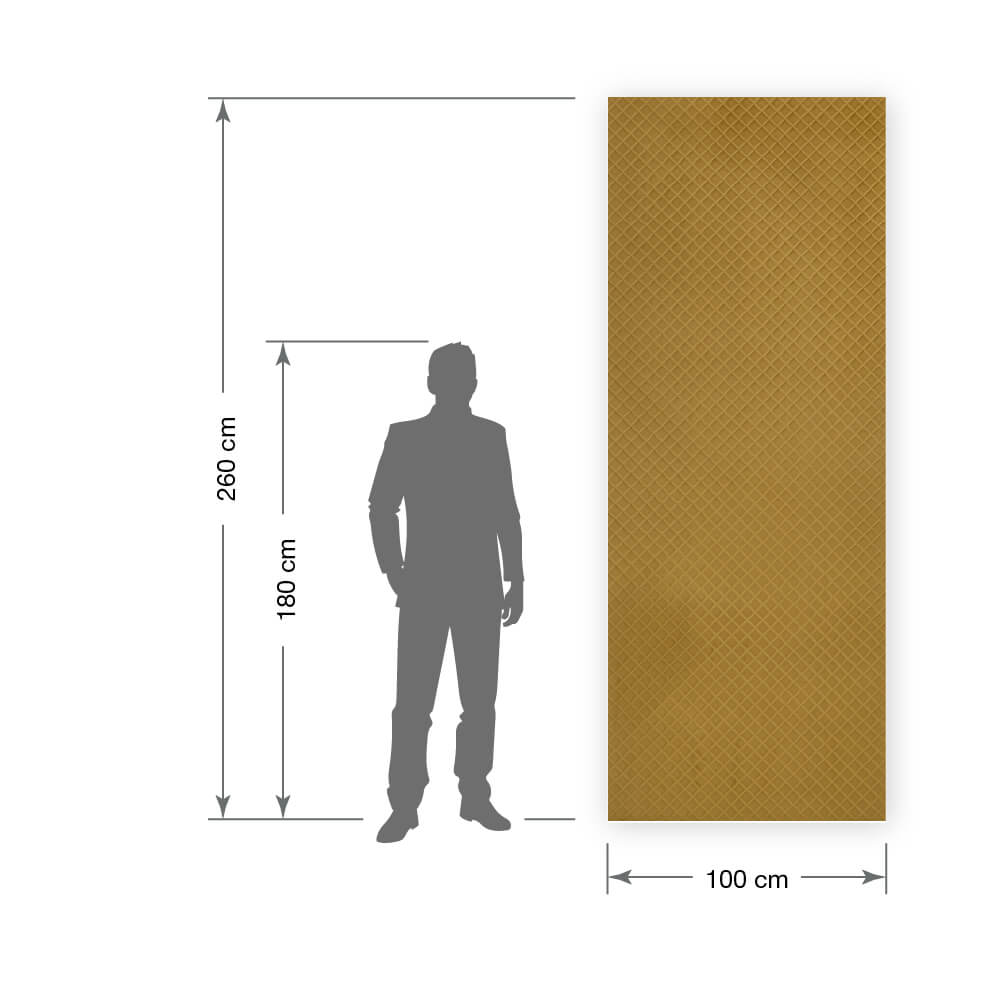 Wandpaneel WallFace 3D Textiloptik 32086 ROMBO 40 VELVET Curry selbstklebend gelb Wandpaneel WallFace 3D Textiloptik 32086 ROMBO 40 VELVET Curry selbstklebend gelb