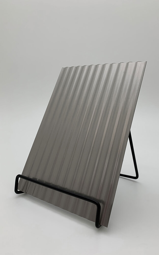 Wandpaneel WallFace 3D Metalloptik 32566 WAVE 12 Grey brushed matt AR selbstklebend grau Wandpaneel WallFace 3D Metalloptik 32566 WAVE 12 Grey brushed matt AR selbstklebend grau