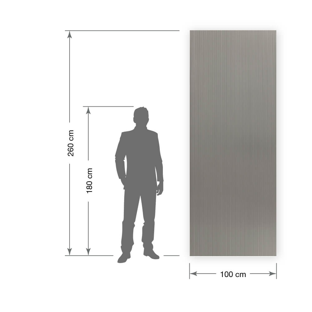 Wandpaneel WallFace 3D Metalloptik 32566 WAVE 12 Grey brushed matt AR selbstklebend grau Wandpaneel WallFace 3D Metalloptik 32566 WAVE 12 Grey brushed matt AR selbstklebend grau