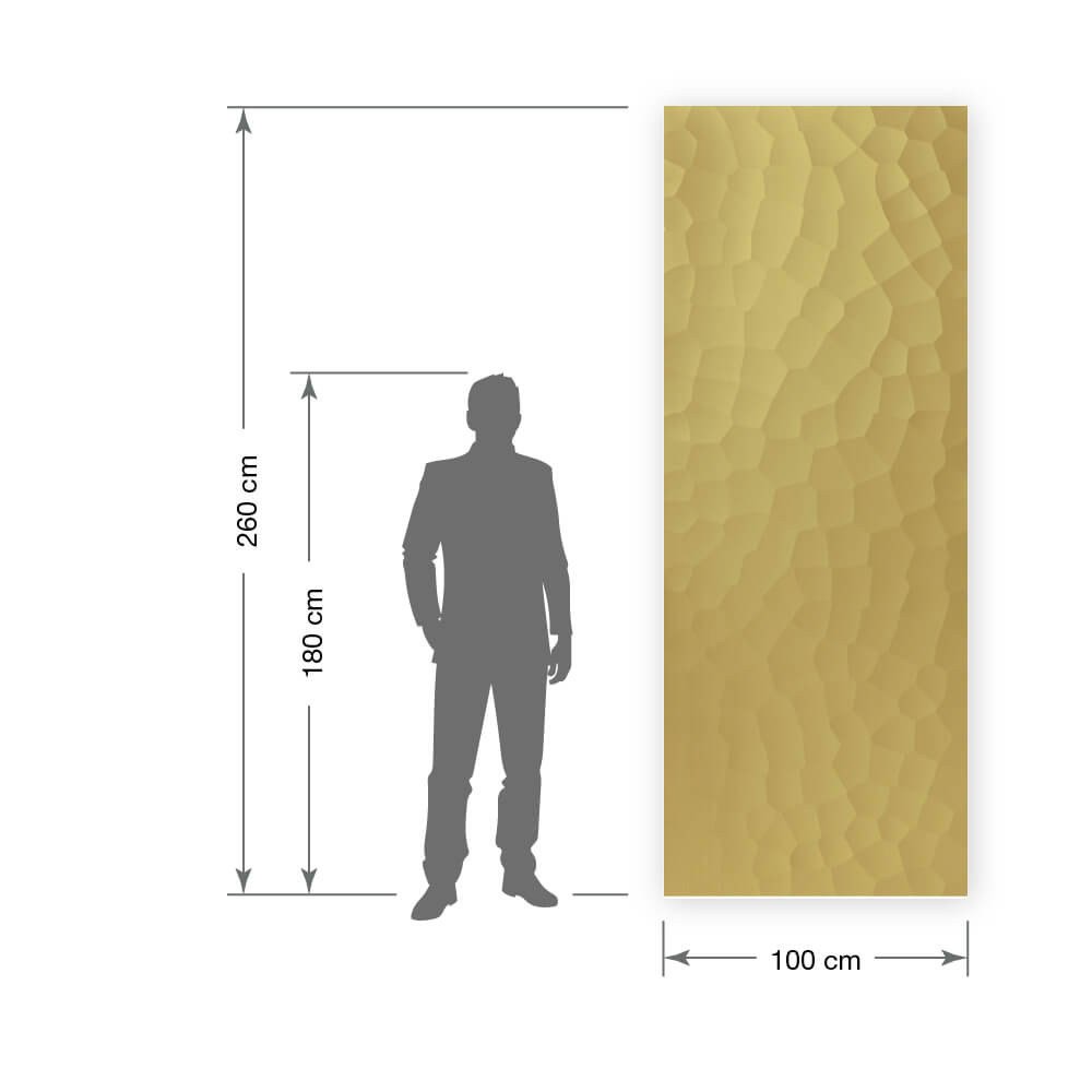 Wandpaneel WallFace 3D Metalloptik 32567 FACET Brass brushed matt AR selbstklebend gold Wandpaneel WallFace 3D Metalloptik 32567 FACET Brass brushed matt AR selbstklebend gold